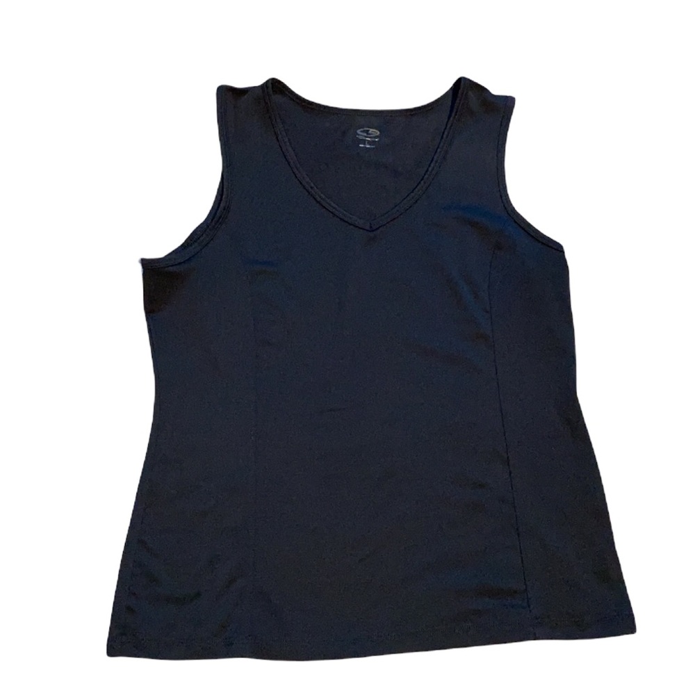 Champion black sleeveless activewear top- L